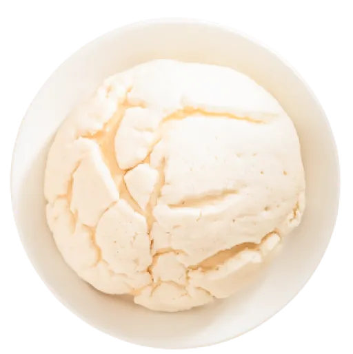 scoop of icecream in bowl
